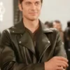 Gabriel Emily in Paris Black Leather Jacket