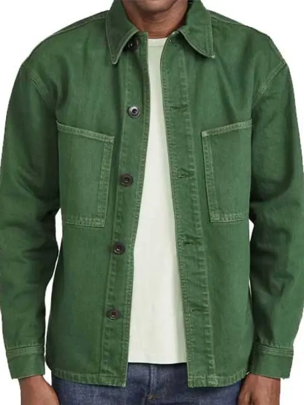 Gabriel Emily in Paris Denim green Jacket