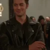 Gabriel Emily in Paris Leather black Jacket
