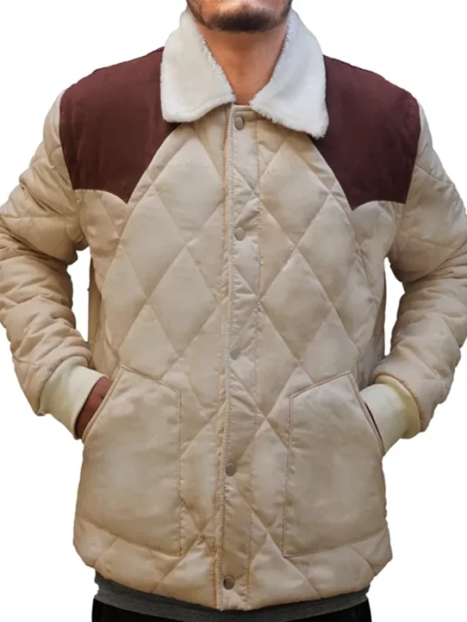 Gabriel Emily in Paris Quilted Beige Jacket