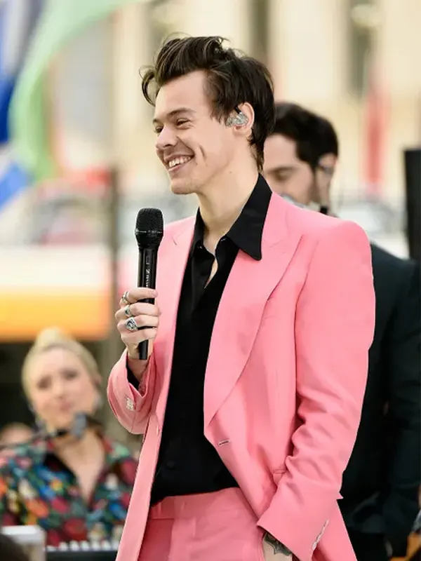 Harry Styles Pink Blazer