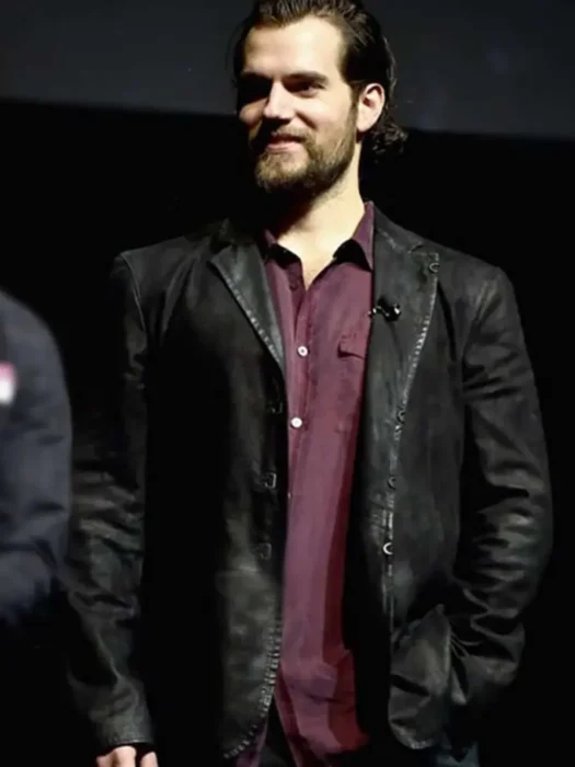 Henry Cavill Justice League Leather Jacket