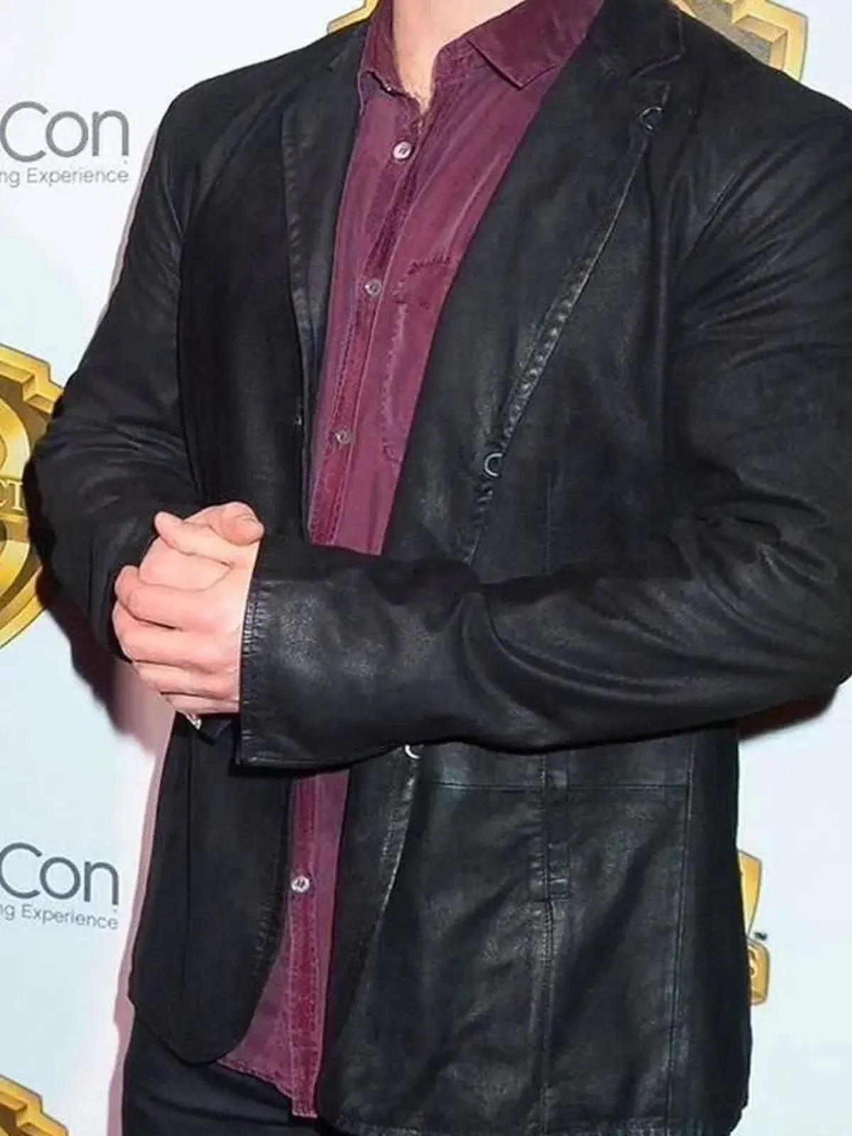 Henry Cavill Justice League black Leather Jacket