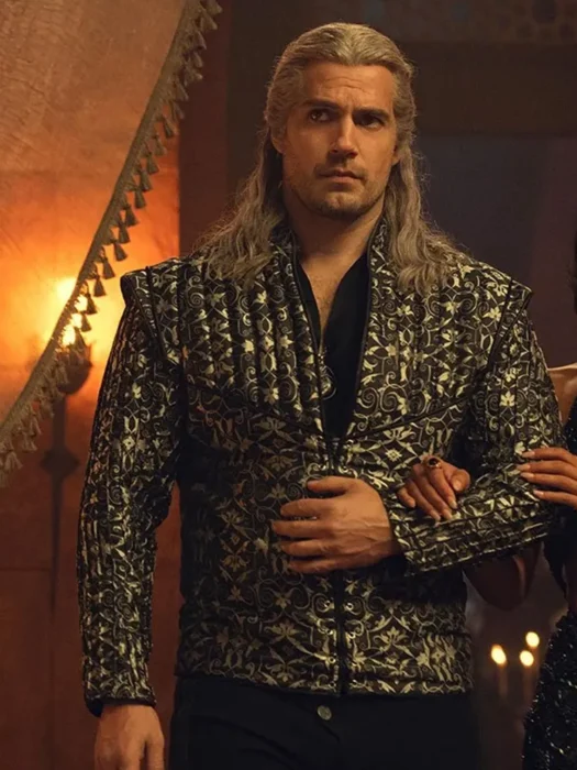 Henry Cavill The Witcher Black cotton Jacket