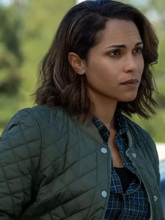 Hightown Monica Raymund Quilted Jacket