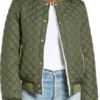 Hightown Monica Raymund Quilted green Jacket
