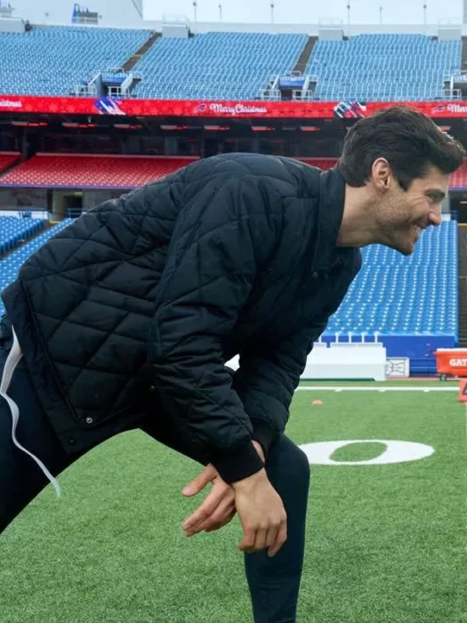 Holiday Touchdown A Bills Love Story Gabe DeLuca black Quilted Jacket