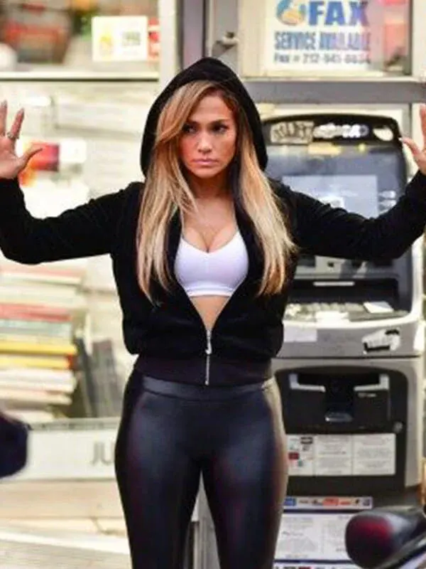 Hustlers Jennifer Lopez Hoodie Jacket