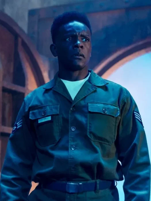 IT Welcome to Derry Dick Hallorann Green cotton Jacket