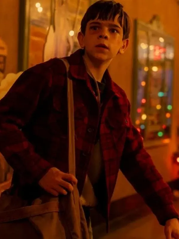 IT Welcome to Derry Miles Ekhardt Red Jacket