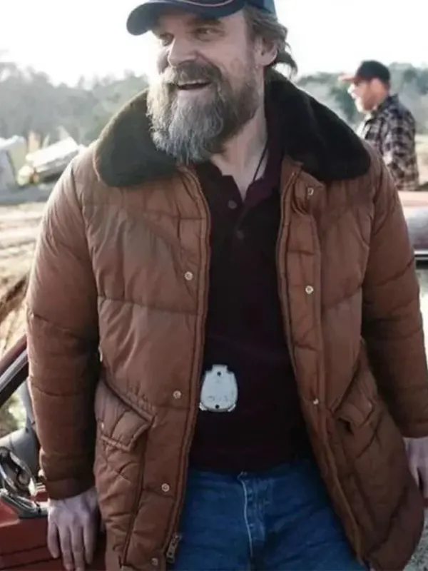Jim Hopper Stranger Things S05 brown Jacket
