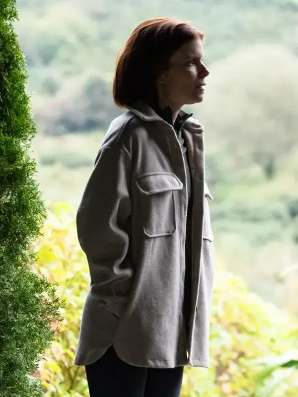 Kate Mara The Astronaut Wool grey Jacket