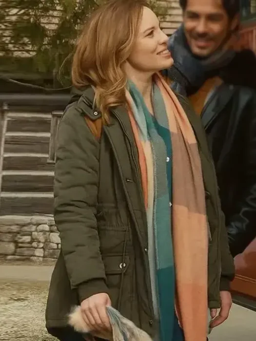 Katie Leclerc A Cherry Pie Christmas Green Jacket