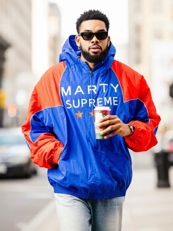 Kiernan Jarryd Forbes Marty Supreme Blue Jacket