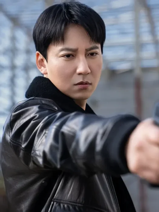 Kim Nam-gil Trigger S01 Leather black Jacket