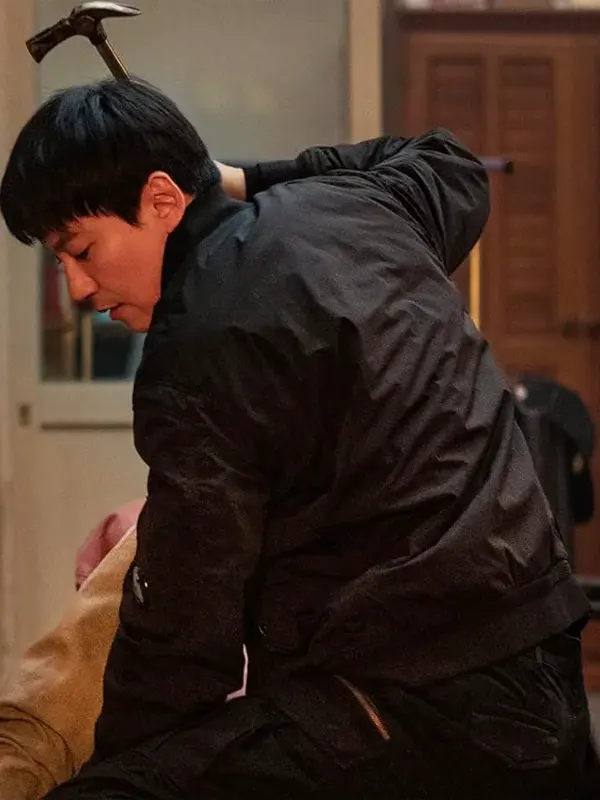Kim Nam-gil Trigger S01 black Bomber Jacket