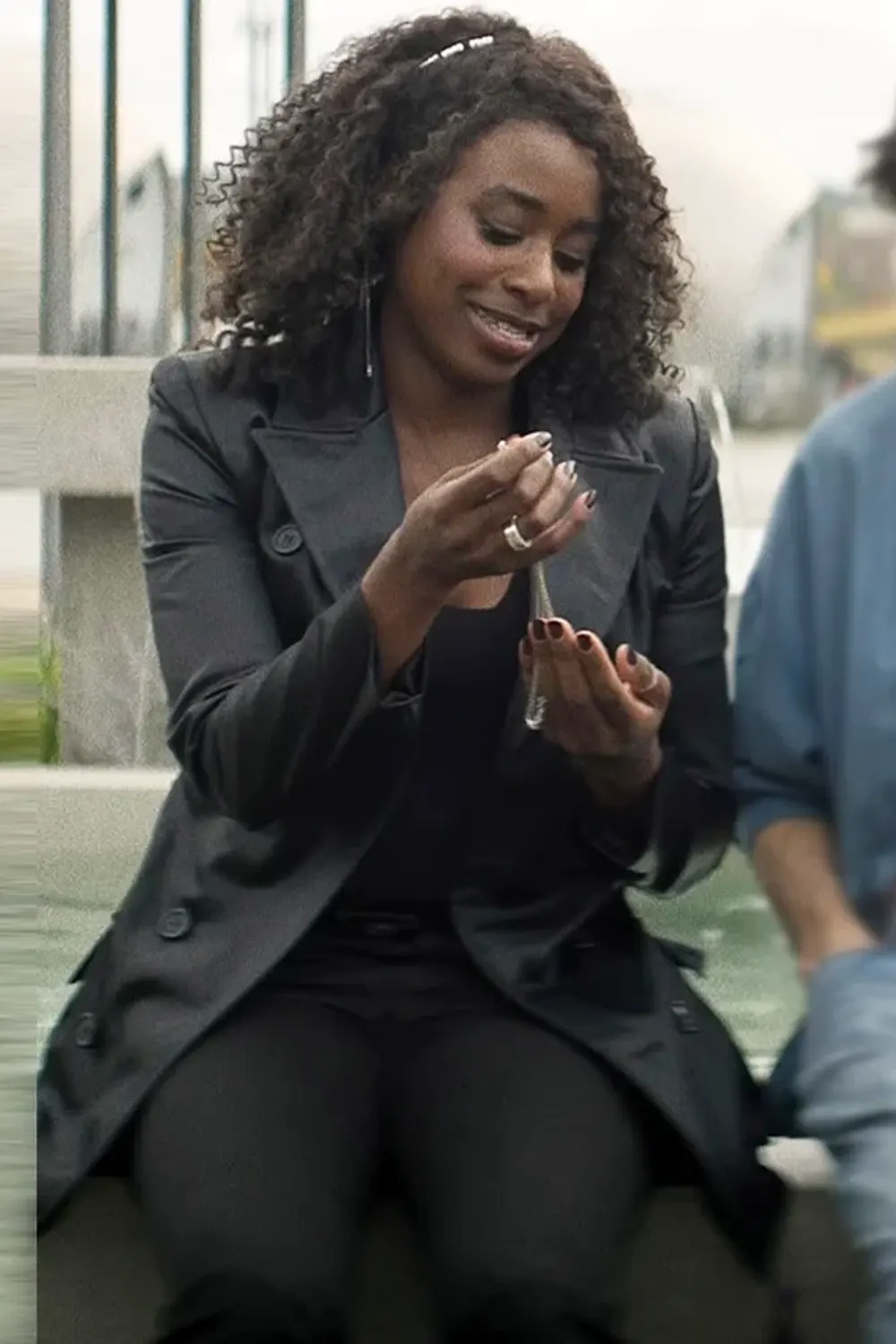 Kirby Howell-Baptiste The Sandman Black Coat