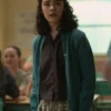 Lilly Bainbridge IT Welcome To Derry S01 Green Jacket