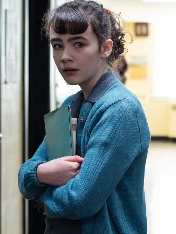 Lilly Bainbridge IT Welcome To Derry S01 Green wool Jacket