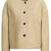 Loot S03 Molly Novak Beige Leather Jacket
