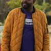 Loot S03 Ron Funches Quilted Bomber Jacket