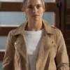 Majella Davis Brown Suede Leather Jacket