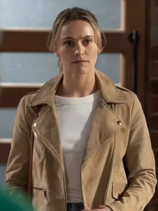 Majella Davis Brown Suede Leather Jacket