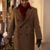 Marcello Emily in Paris Brown Wool long Coat