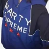 Marty Supreme Hooded Blue Jacket