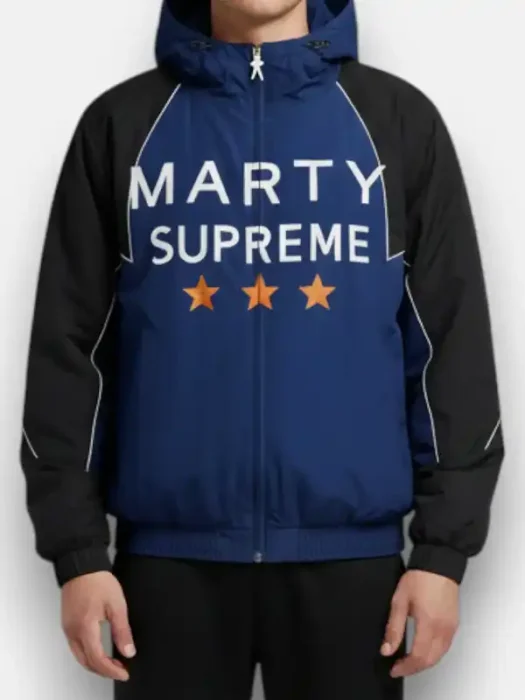Marty Supreme Hooded Jacket Blue