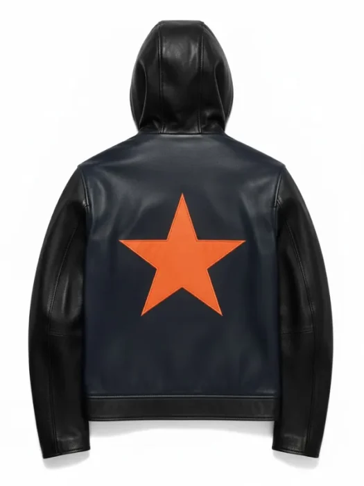 Marty Supreme Hooded Leather Jacket
