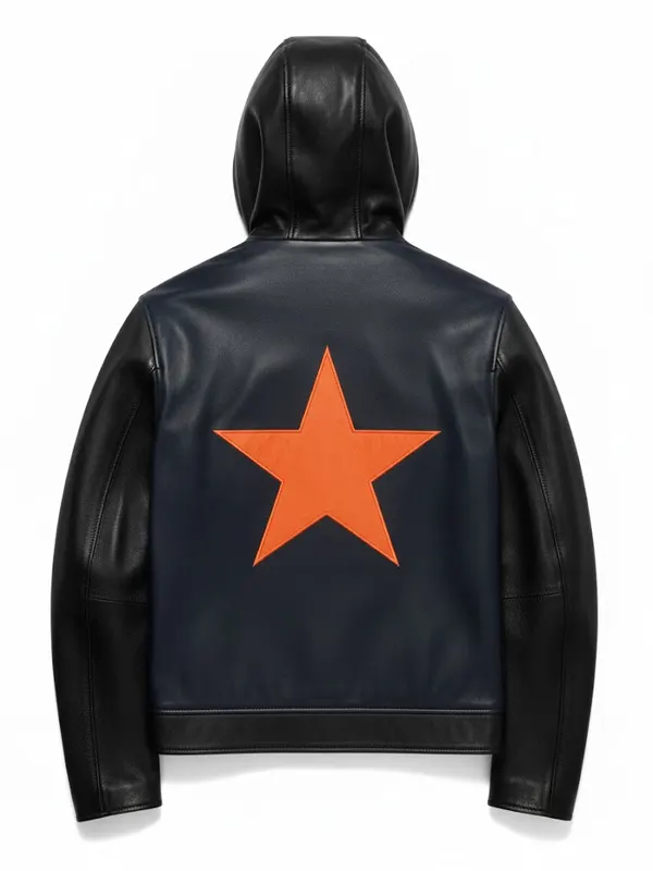 Marty Supreme Hooded Leather Jacket