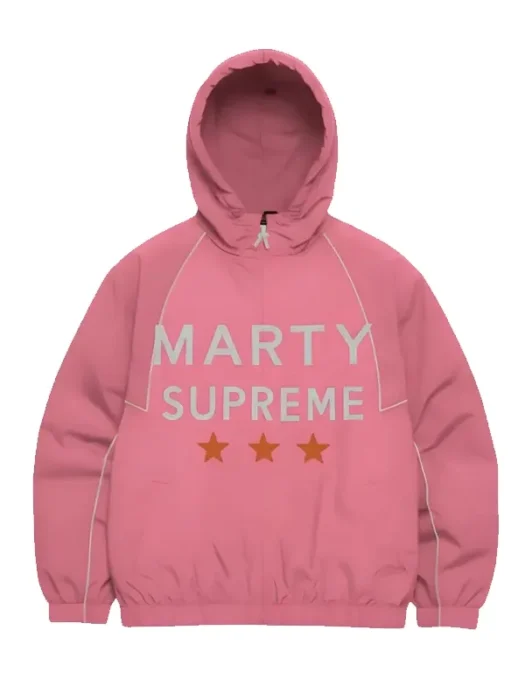Marty Supreme Timothee Chalamet Pink Hoodie