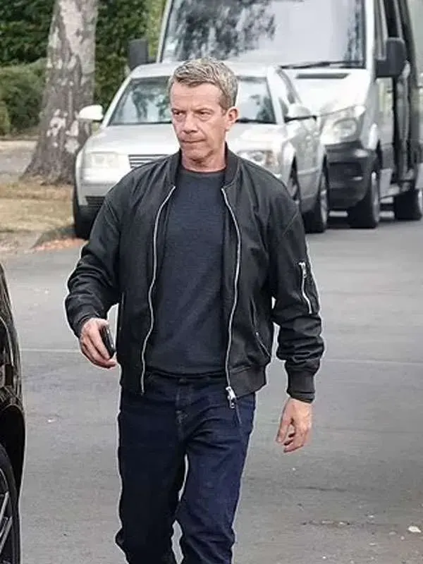 Max Beesley Hijack Black Bomber Jacket