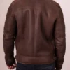 Men Brown Sheepskin Jacket