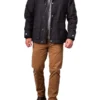 Men Coniston Field Black Jacket
