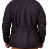 Men Coniston Field Black Jacket Back