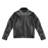 Men Keanu black Leather Jacket