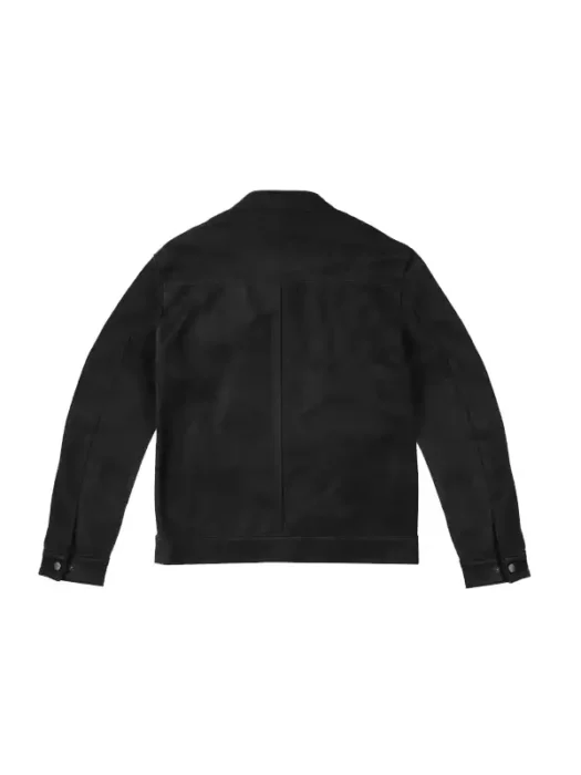 Men Roadster Leather black Jacket