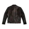 Men Roadster Leather dark brown Jacket
