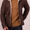 Mens Brown Sheepskin Jacket