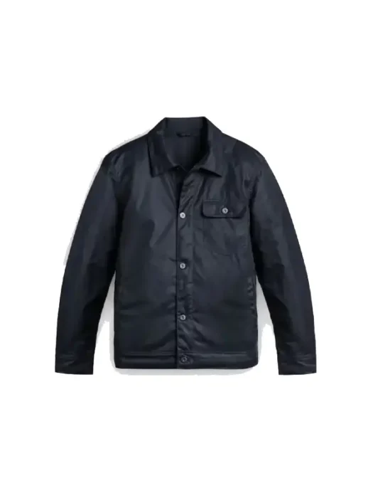 Mens Canvas Field Cotton navy blue Jacket