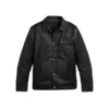 Mens Canvas Field black Cotton Jacket
