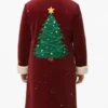 Mens Christmas Tree Santa Red Coat