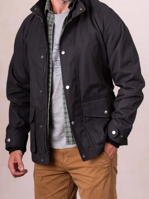 Mens Coniston Field Black Jacket