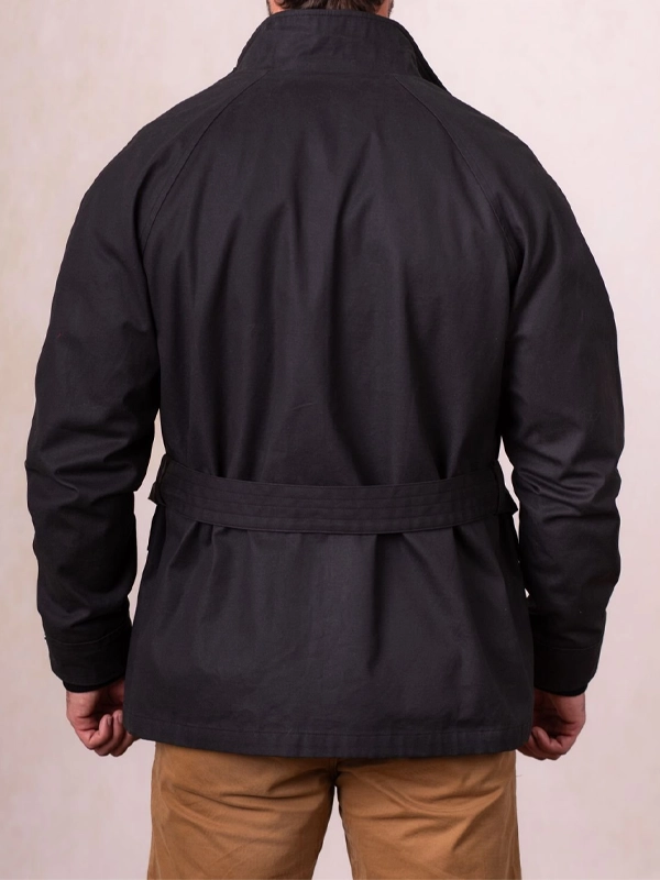 Mens Coniston Field Black cotton Jacket