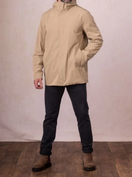 Mens Derwent Beige Raincoat
