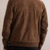 Mens Hayton Suede Leather brown Jacket