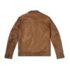 Mens Roadster Leather brown Jacket