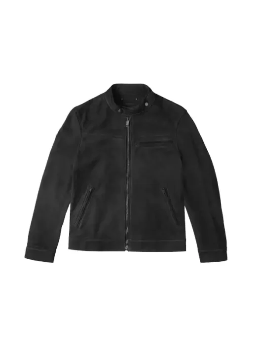 Mens Roadster black Leather Jacket